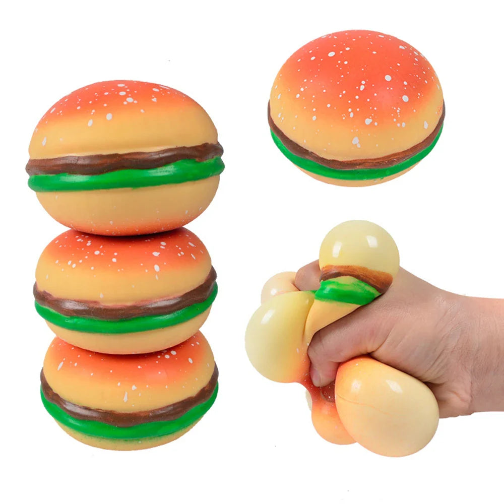 Squishy Stress Relief Hamburger Toy